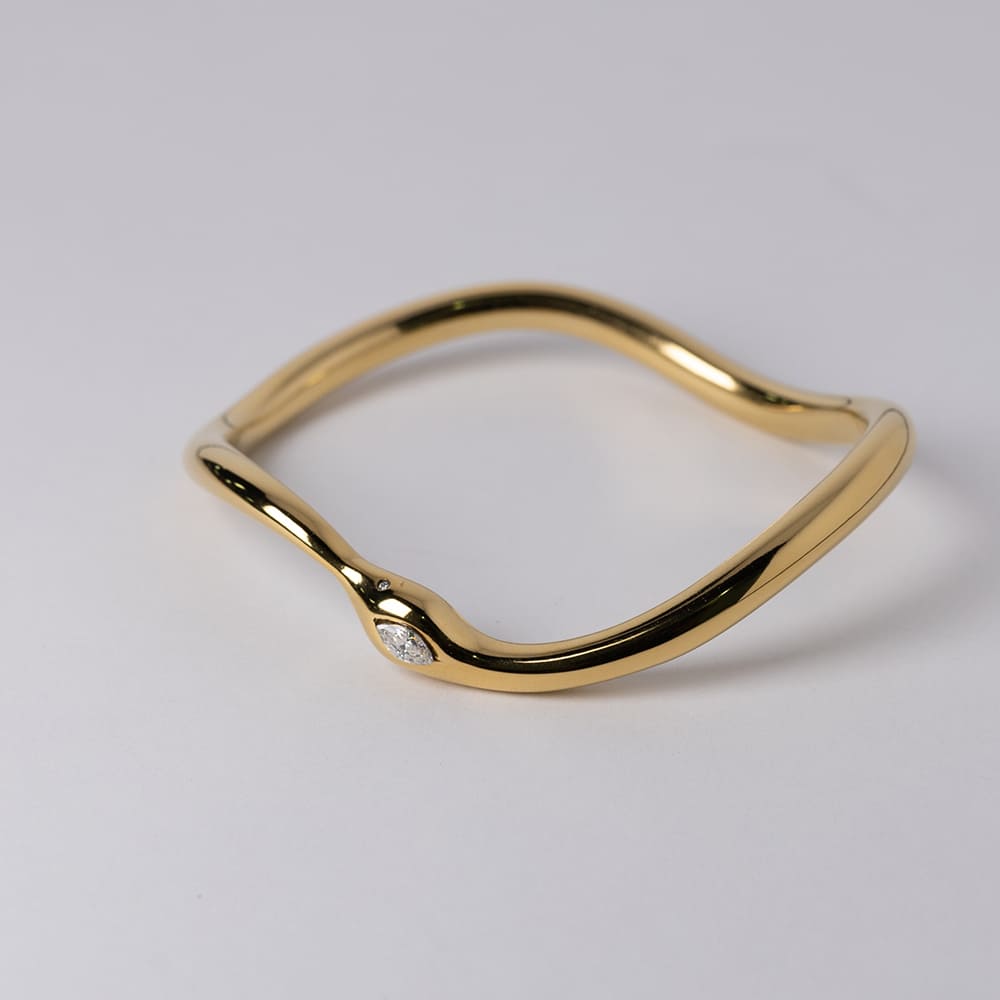 Chunky Zircon Charm Bracelet