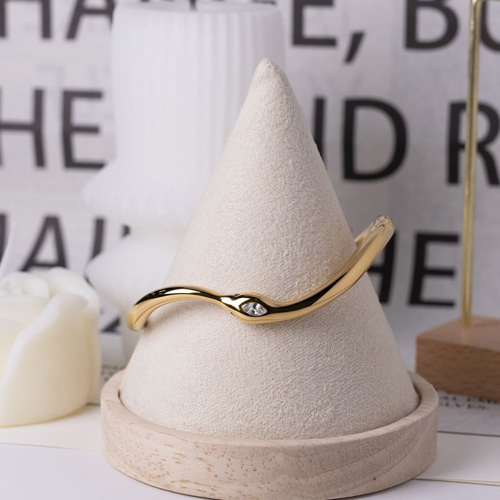 Chunky Zircon Charm Bracelet