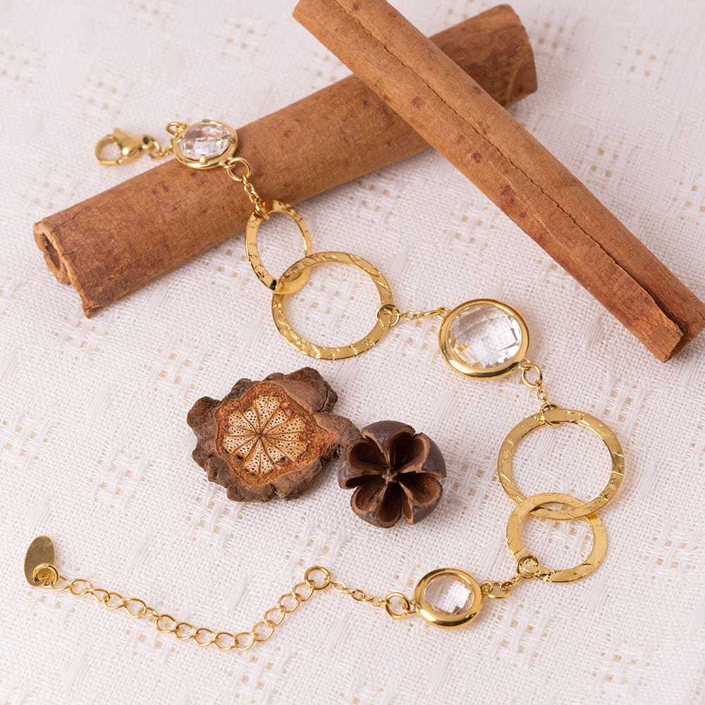 Glass Stone Bracelet