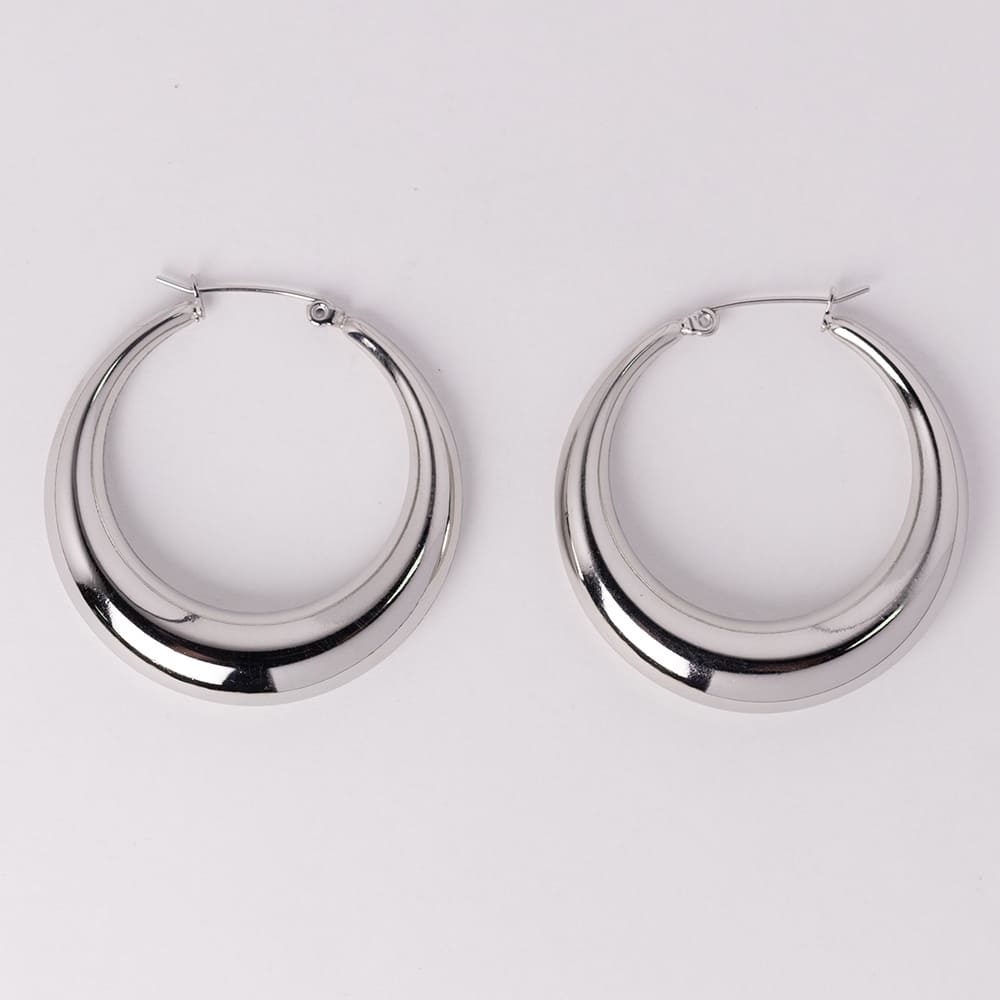 Trendy Hollow  Hoop Earrings
