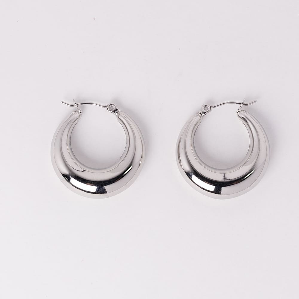 Trendy Hollow  Hoop Earrings