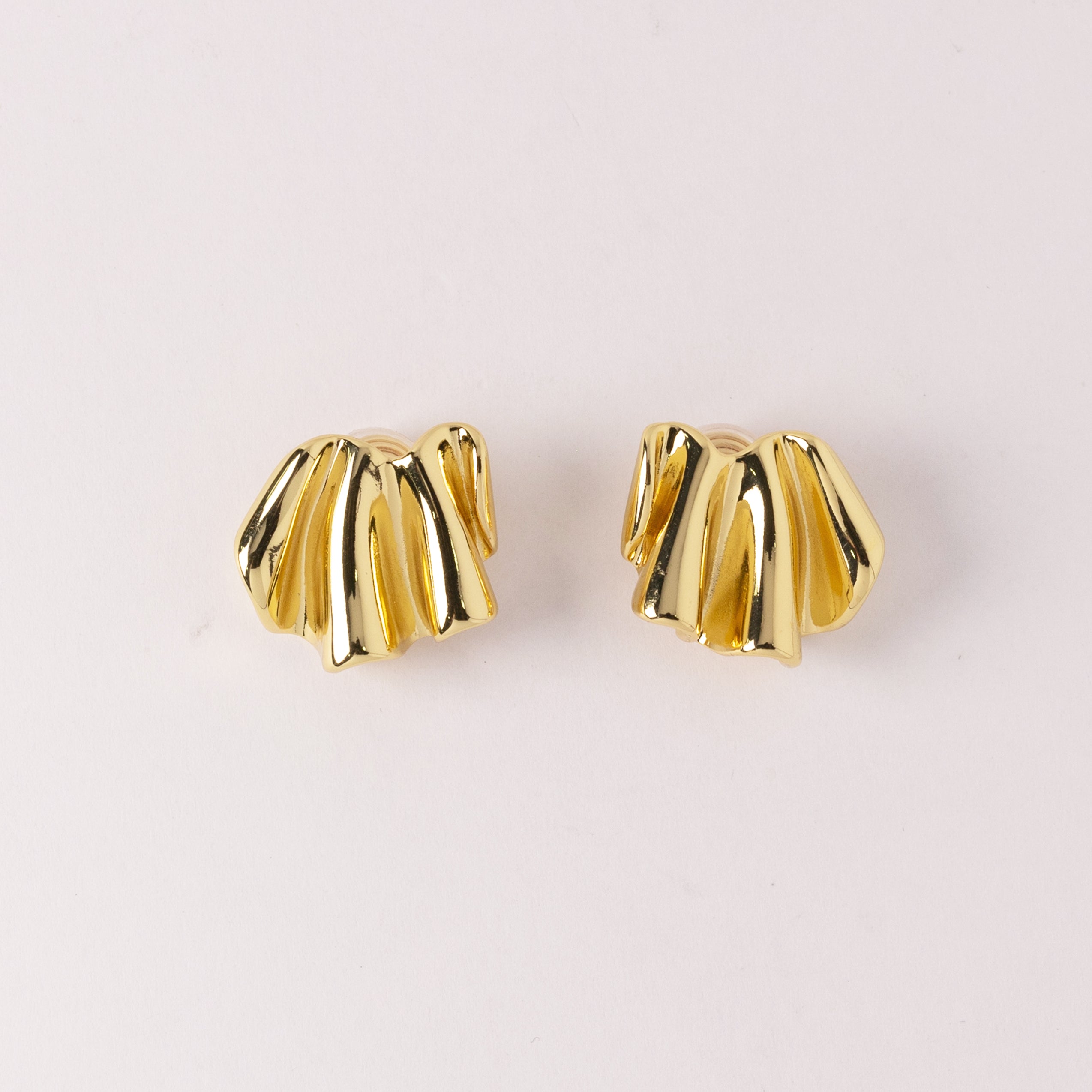No-Piercing Water Ripple Clip-On Earrings