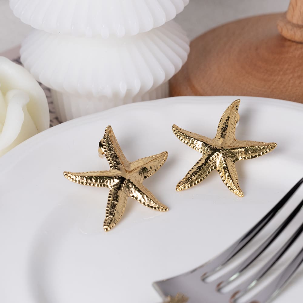 Starfish Stud Earrings