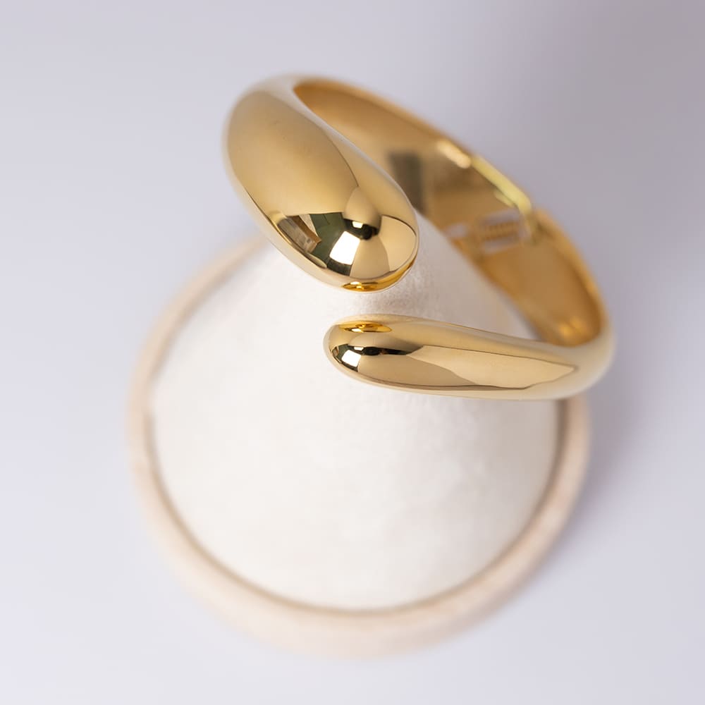 Water Drop Classic Bracelet in 18K Gold Plated Stainless Steel