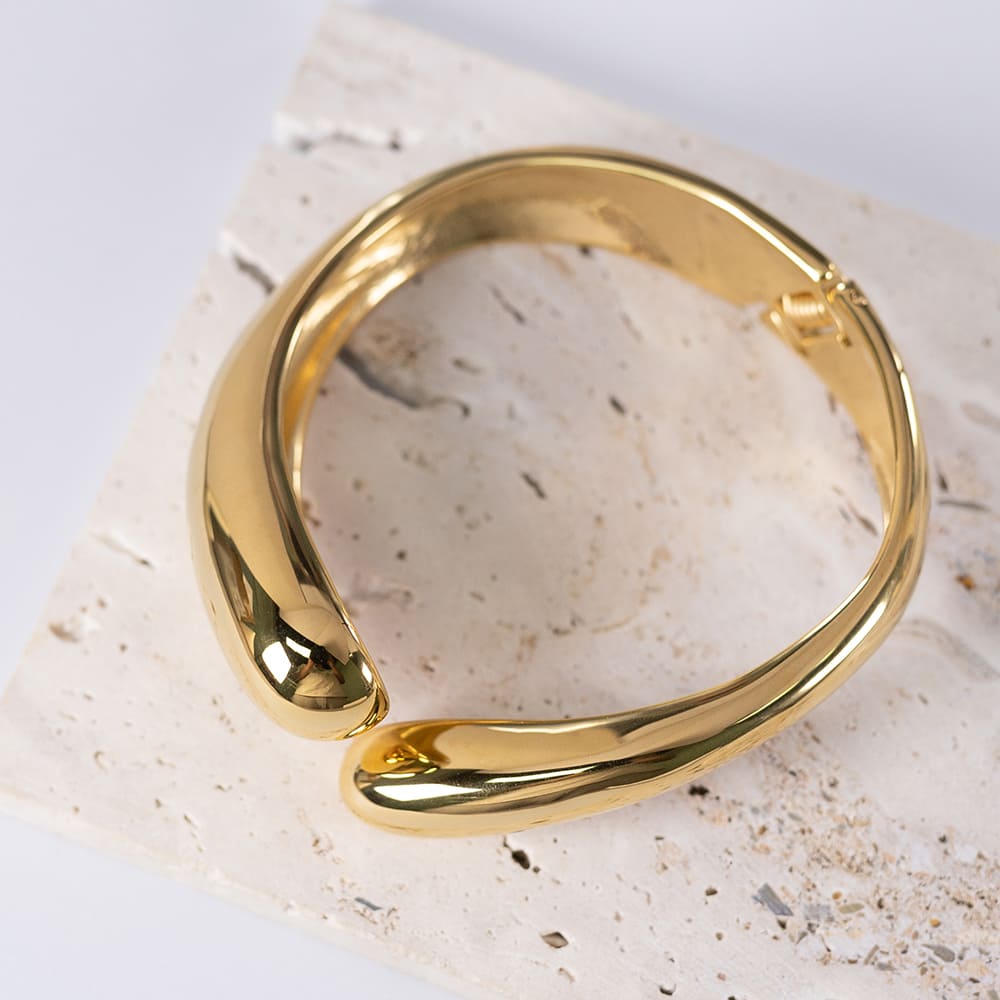 Water Drop Classic Bracelet in 18K Gold Plated Stainless Steel