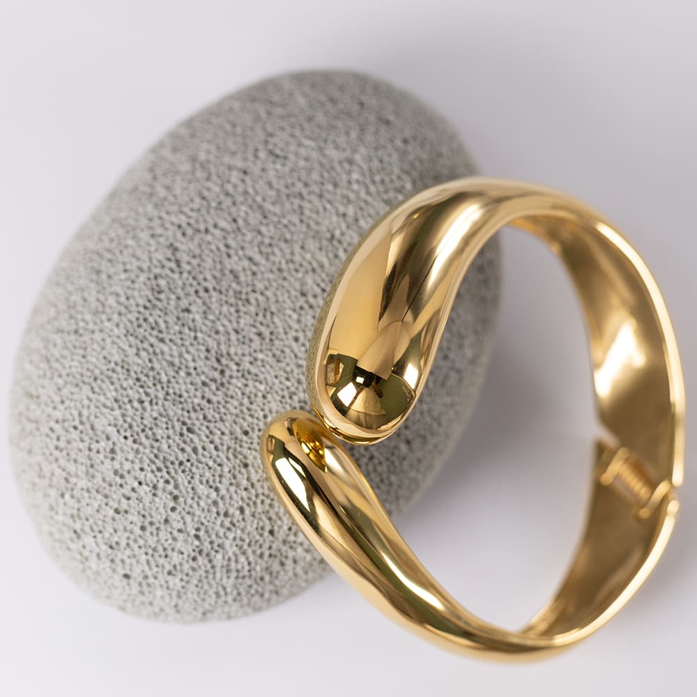 Water Drop Classic Bracelet in 18K Gold Plated Stainless Steel